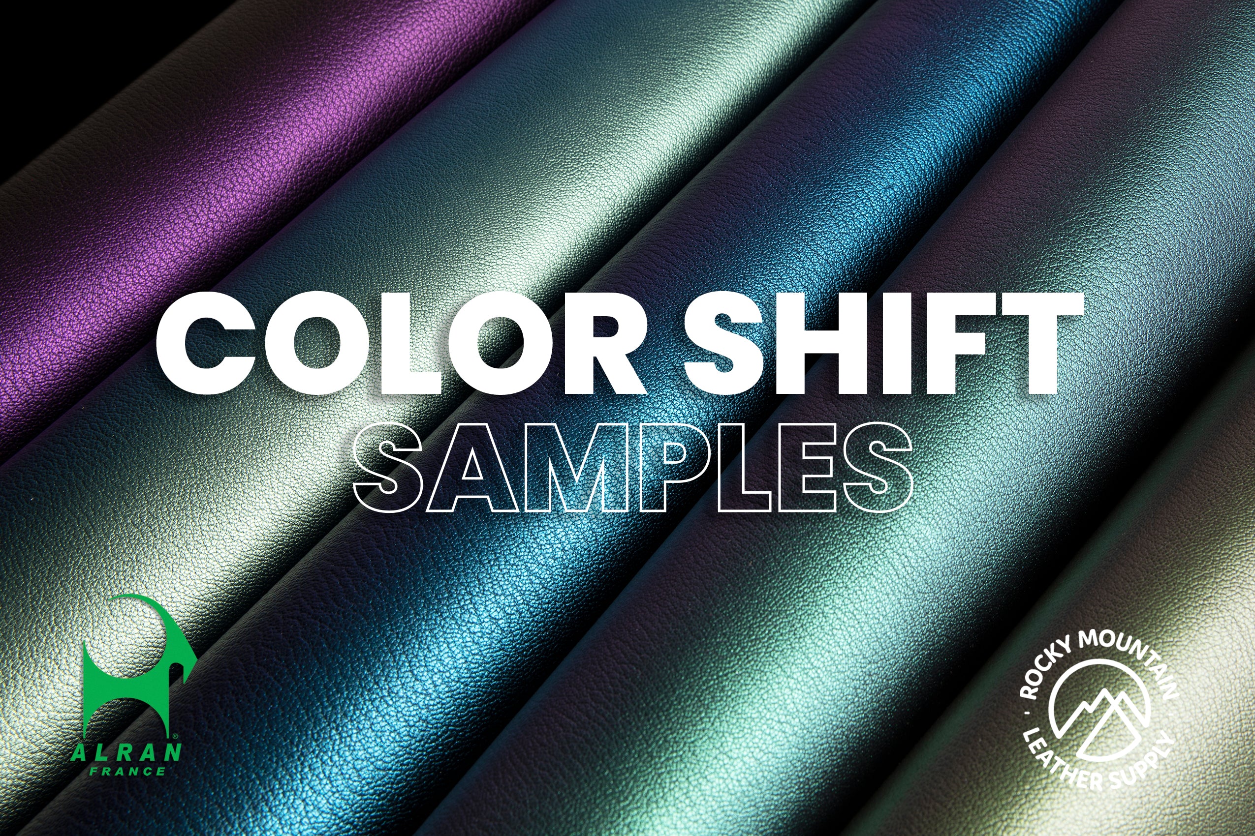 Alran - Sully "Color Shift" Chevre Chagrin - Goat Leather (SAMPLES)
