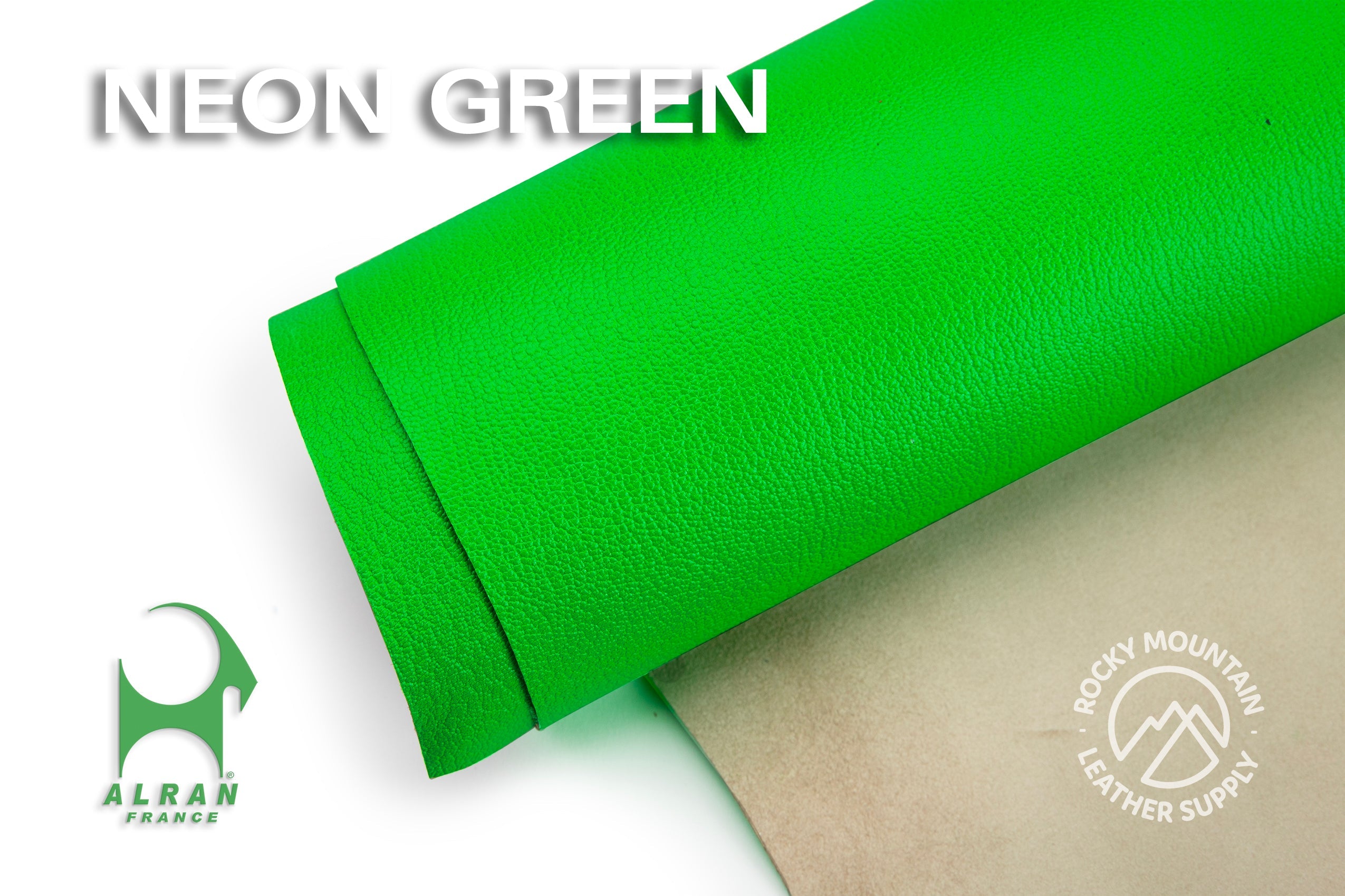 Alran - Sully "Neon" Chevre Chagrin - Goat Leather (SAMPLES)