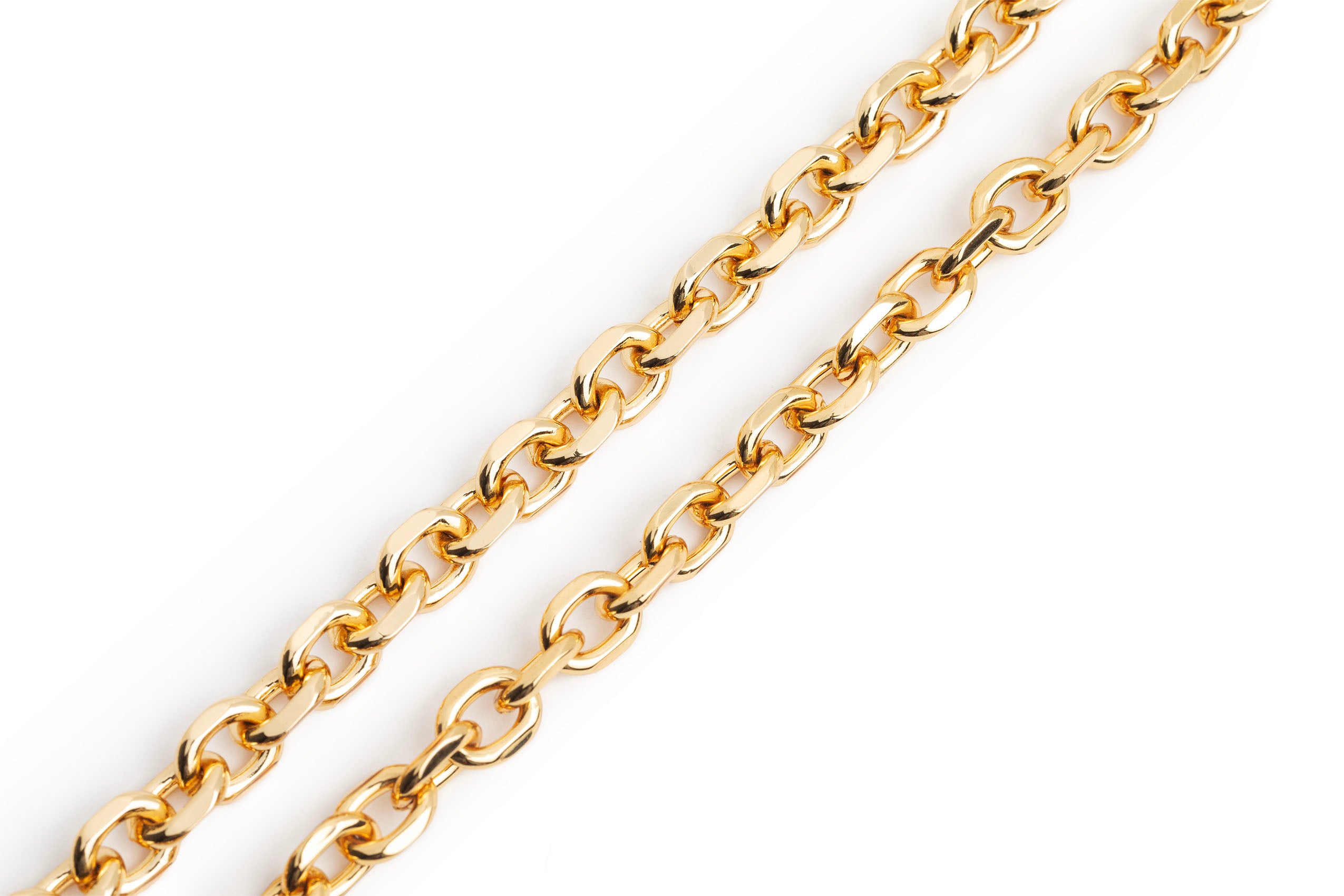 Geometric Chain Kit - Luxury Purse & Clutch Chain - 110cm/43in (Stainless Steel)