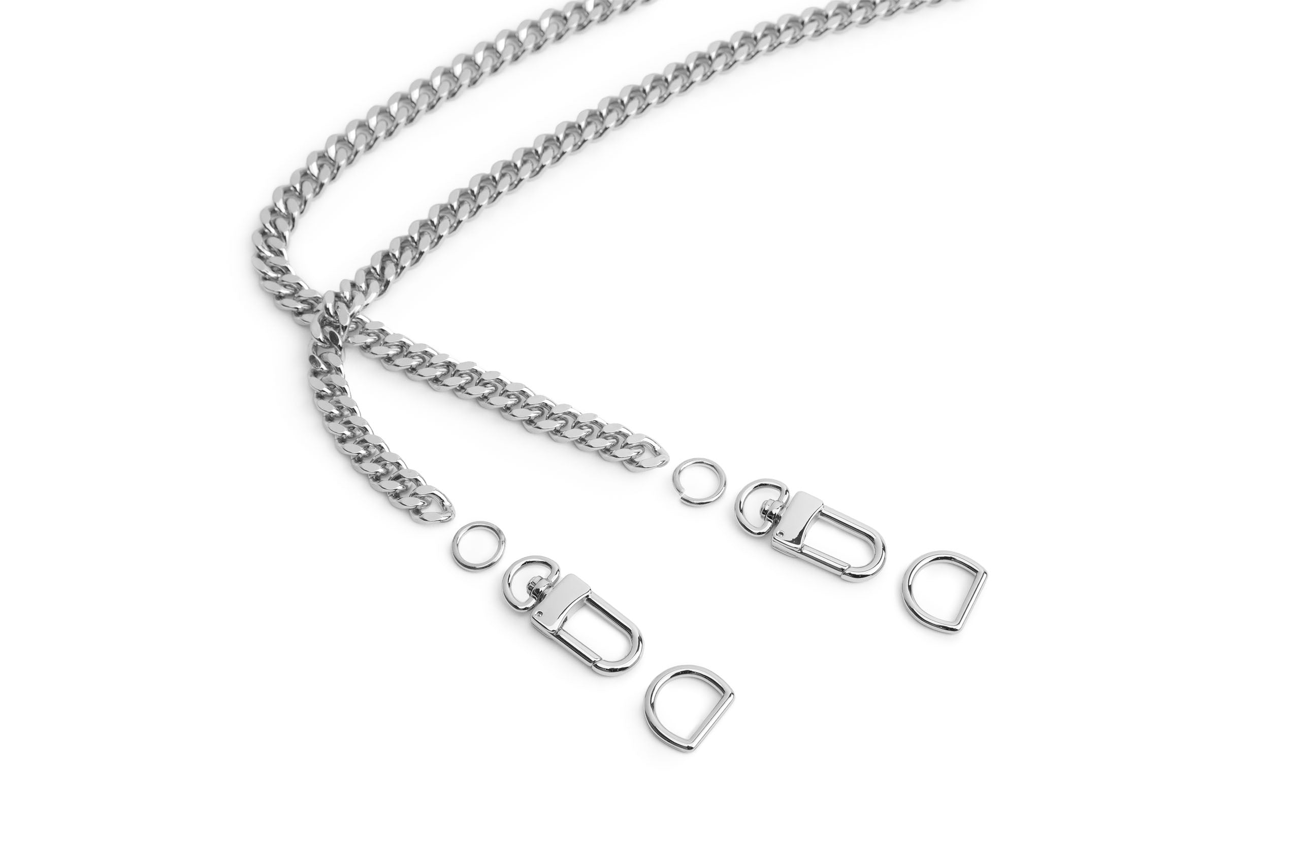 Hypnos Chain Kit - Luxury Purse & Clutch Chain - 110cm/43in (Stainless Steel)