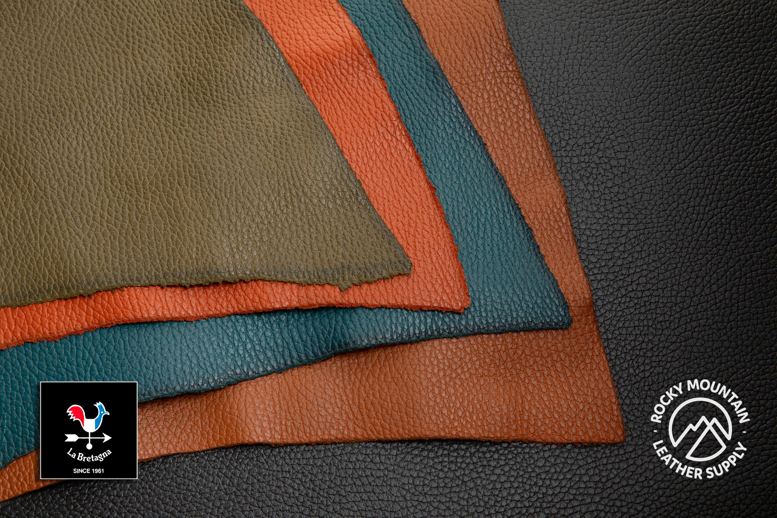La Bretagna -  Hydro Repel Pebbled -  Waterproof Veg Tanned Leather (PANELS)