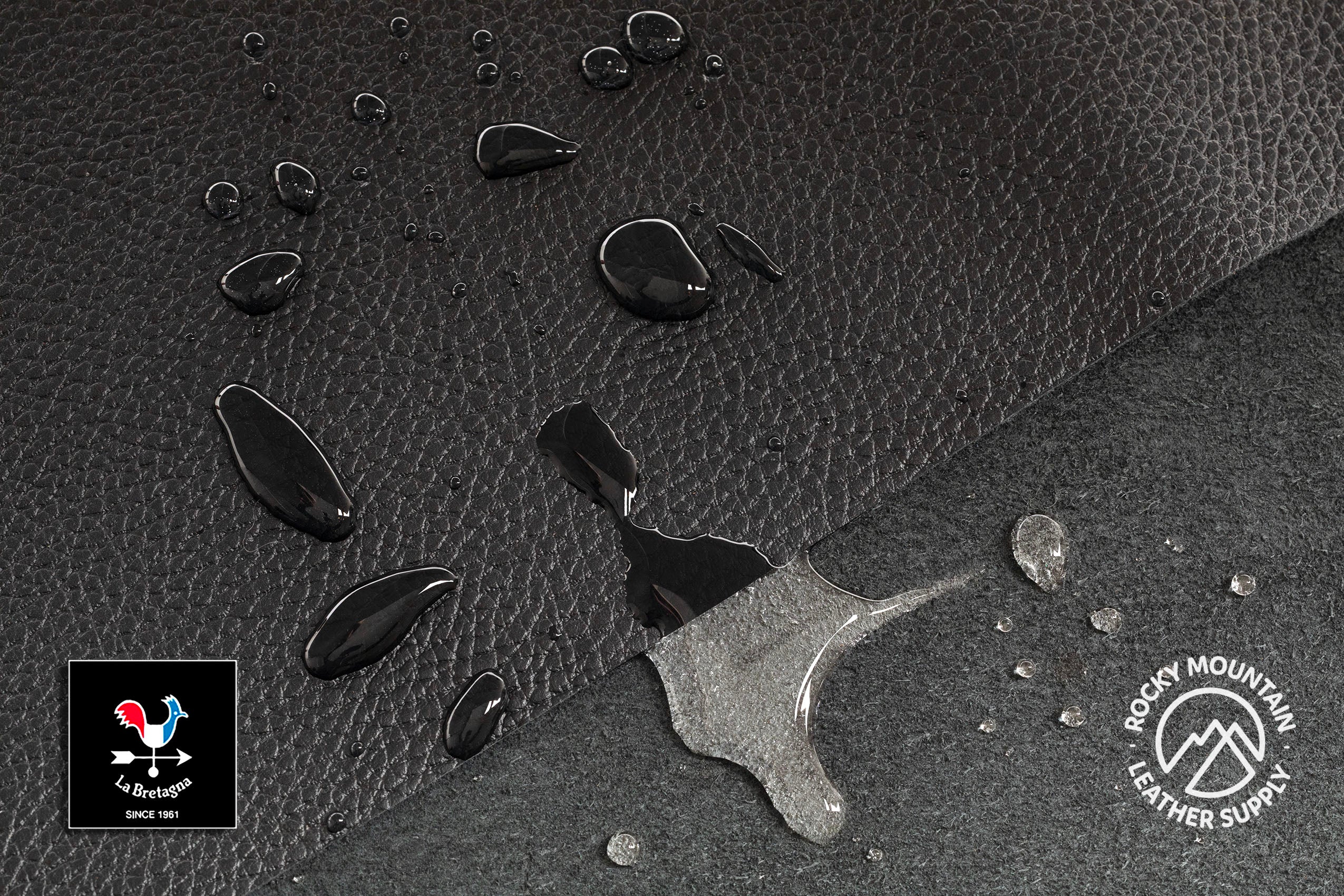 La Bretagna - Hydro Repel Pebbled - Waterproof Veg Tanned Leather (SAMPLES)