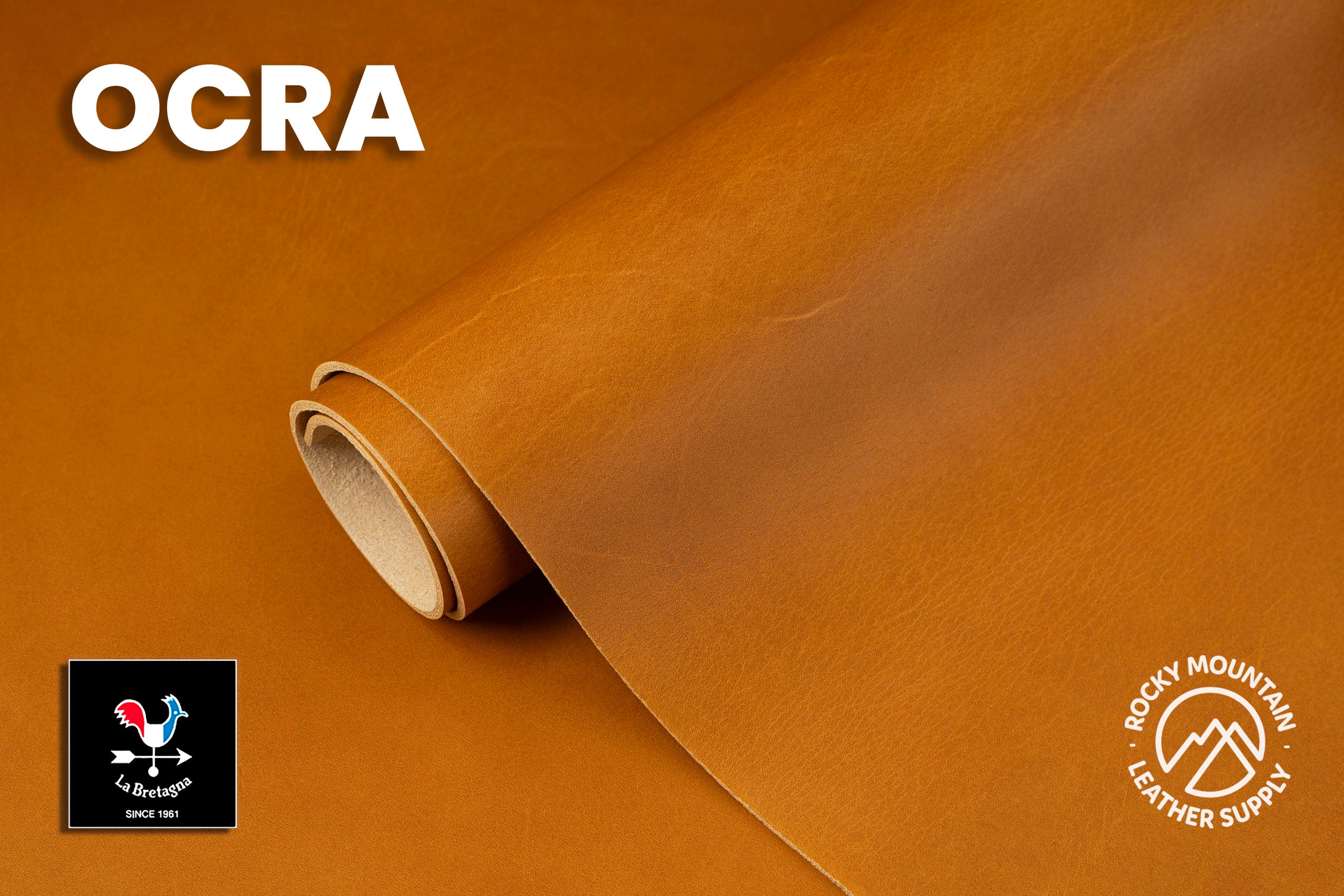 La Bretagna -  Pecos -  "Vacchetta" Veg Tanned Leather (PANELS)