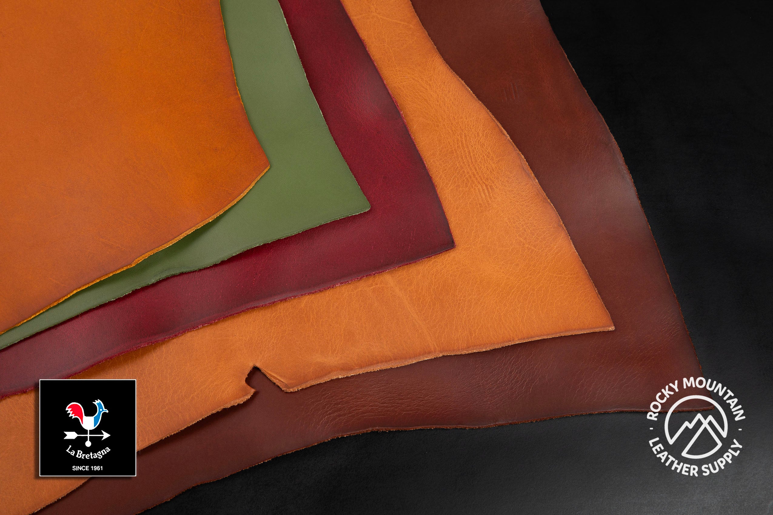 La Bretagna -  Pecos -  "Vacchetta" Veg Tanned Leather (PANELS)