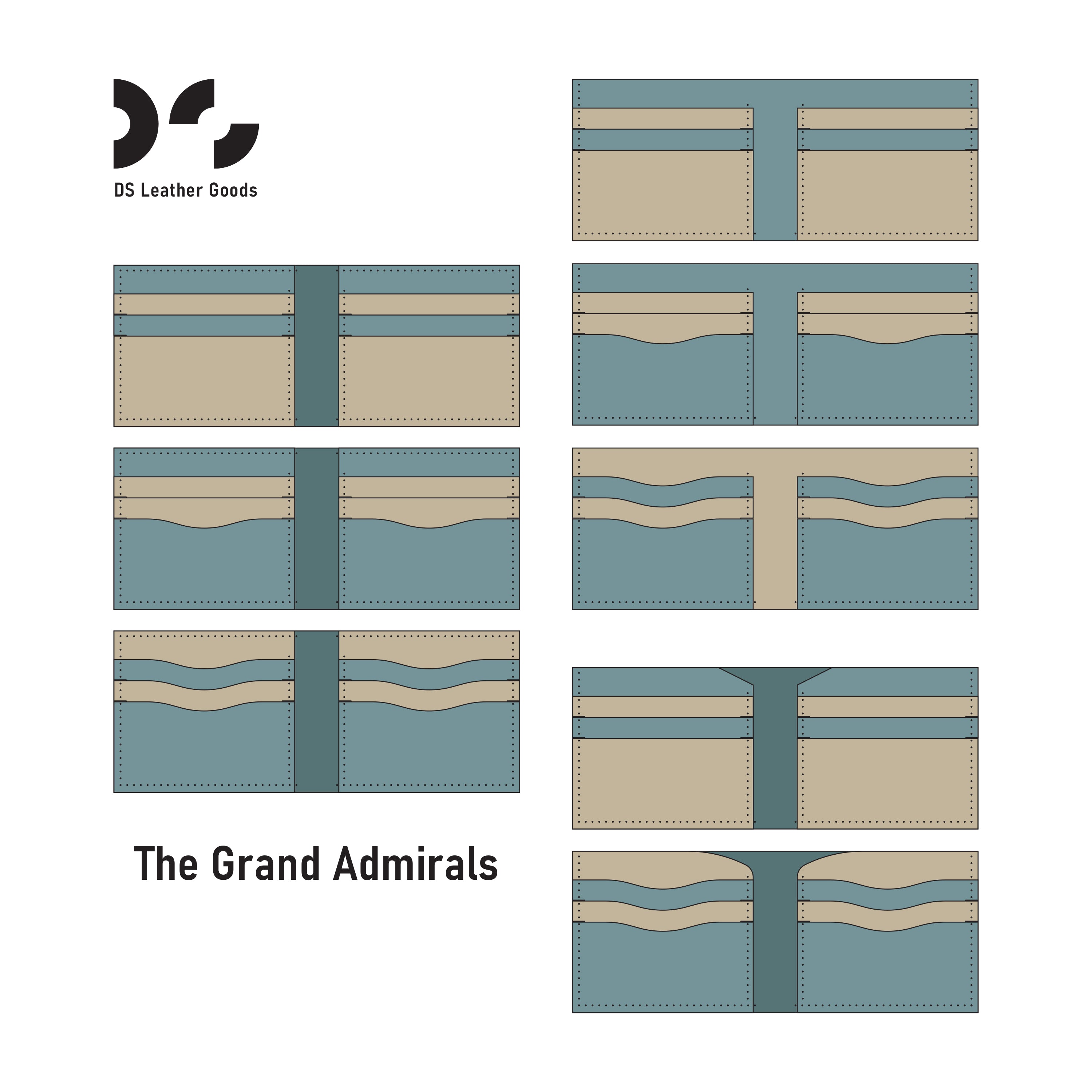 DS-076 The Admiral Wallets Digital Pattern