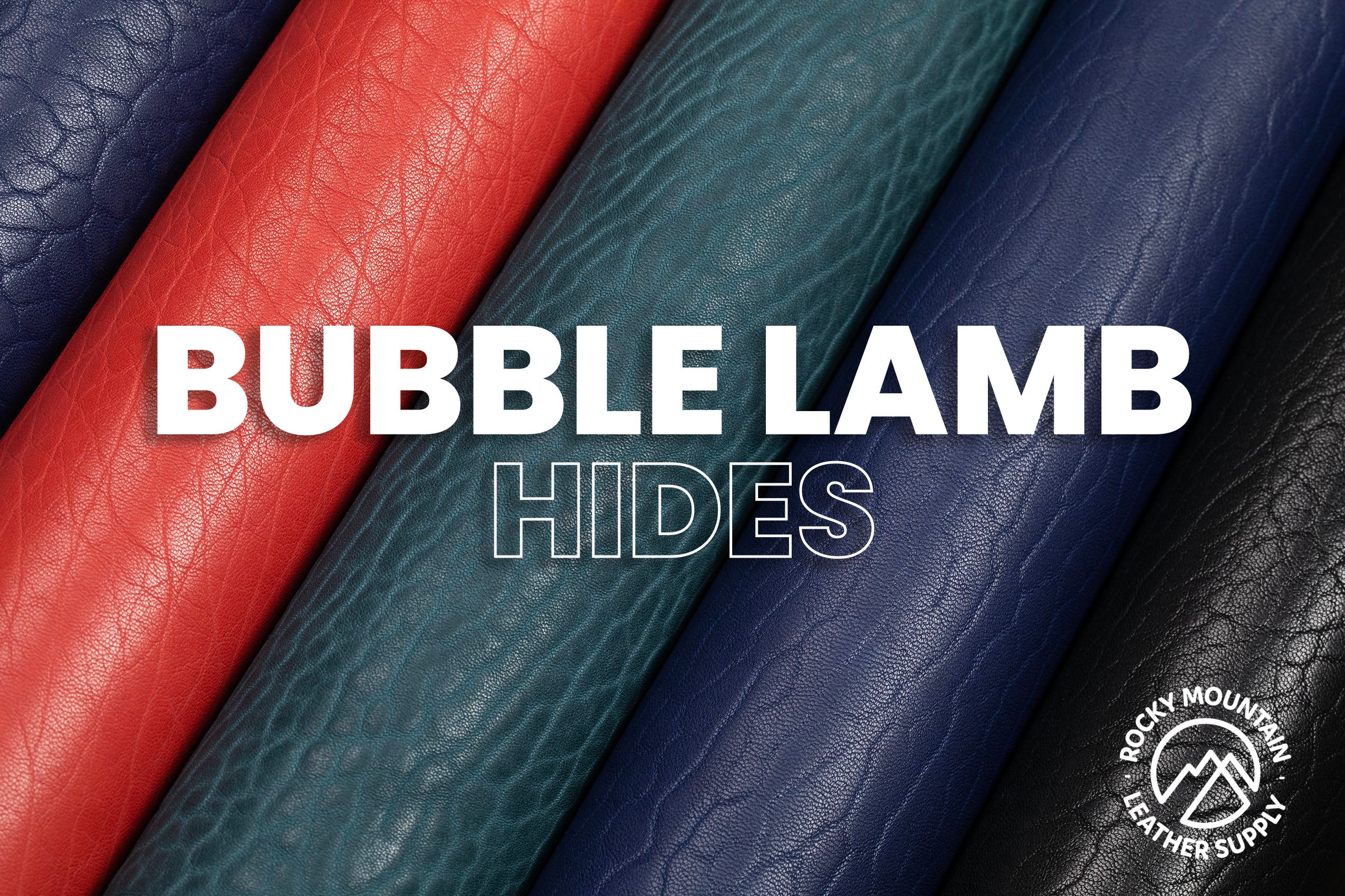 Italian Bubble Lamb - Luxury Lambskin Leather - 50% OFF!