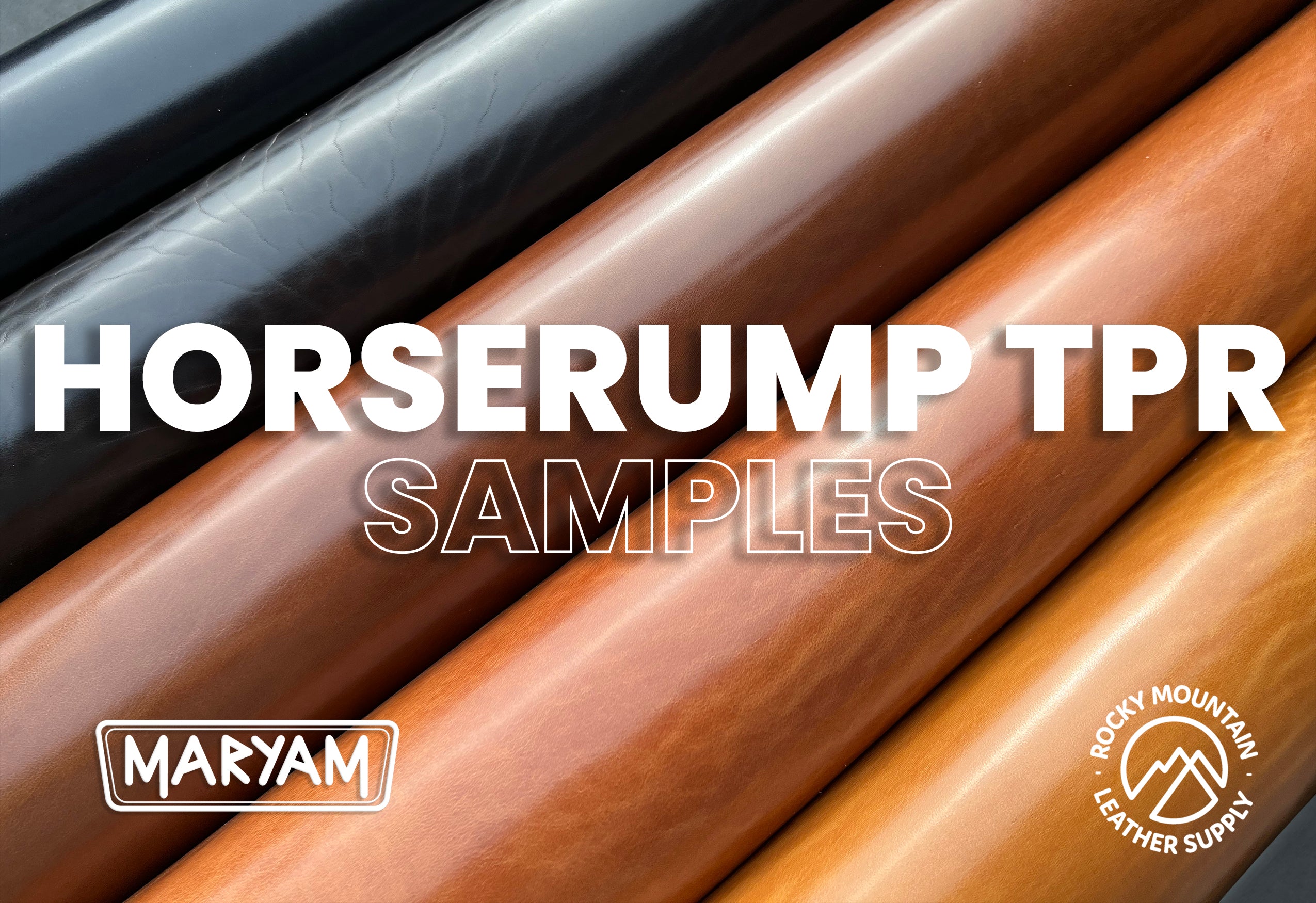 Maryam - Horserump TPR "Shine" - Veg Tanned Premium Horse Butt Leather (SAMPLES)