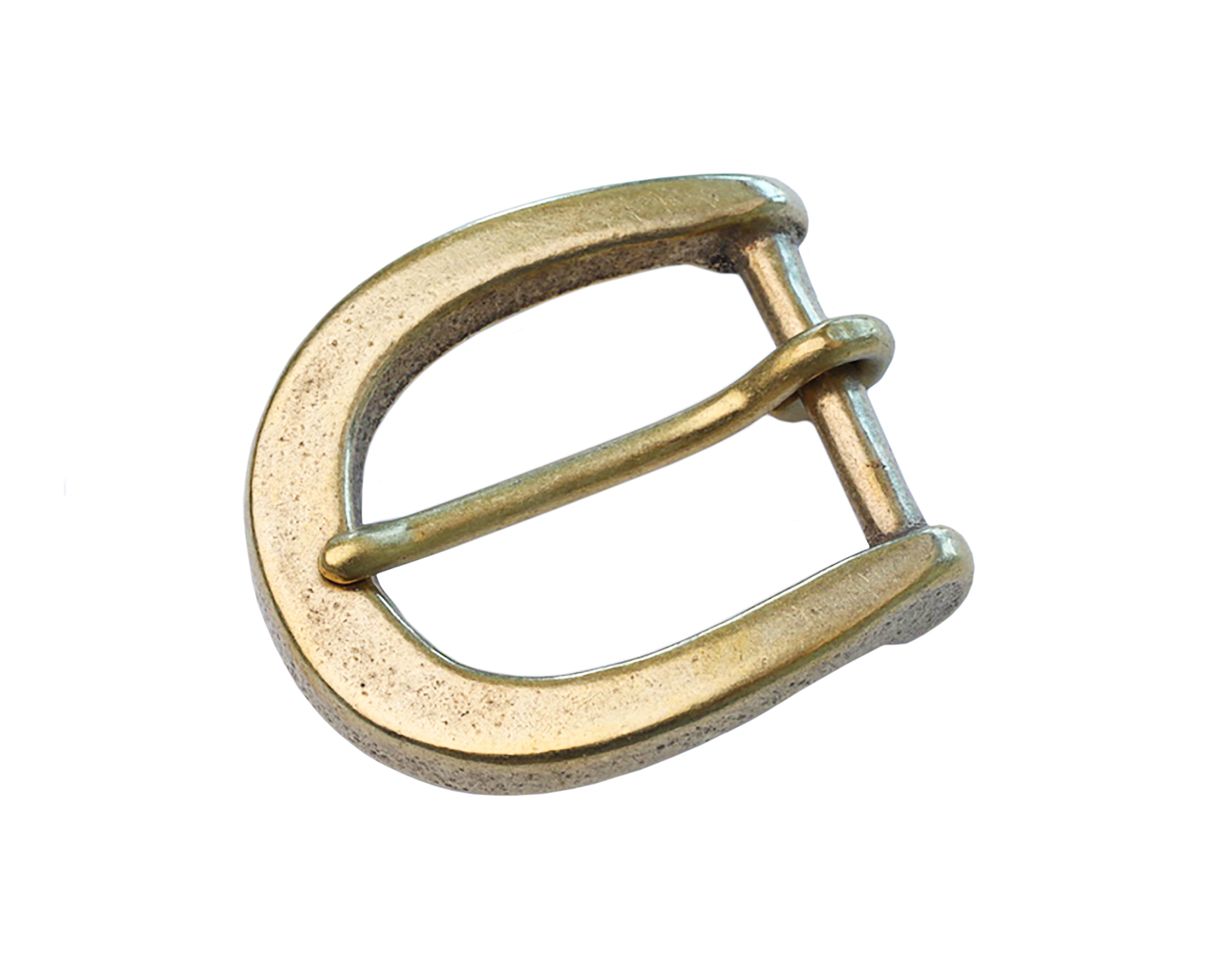 Japan Brass - "Arch" Belt Buckle (Solid Brass)