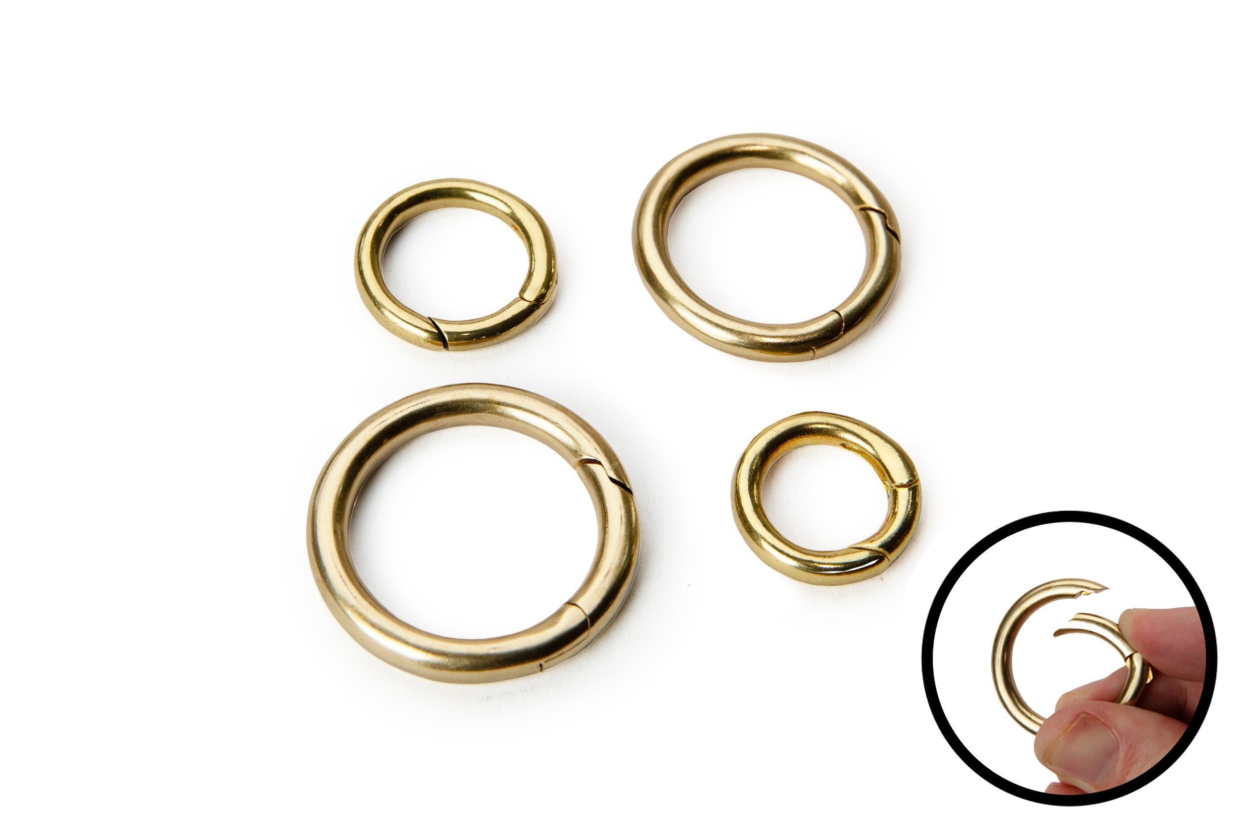 Apollo - Round Carabiners (Solid Brass)