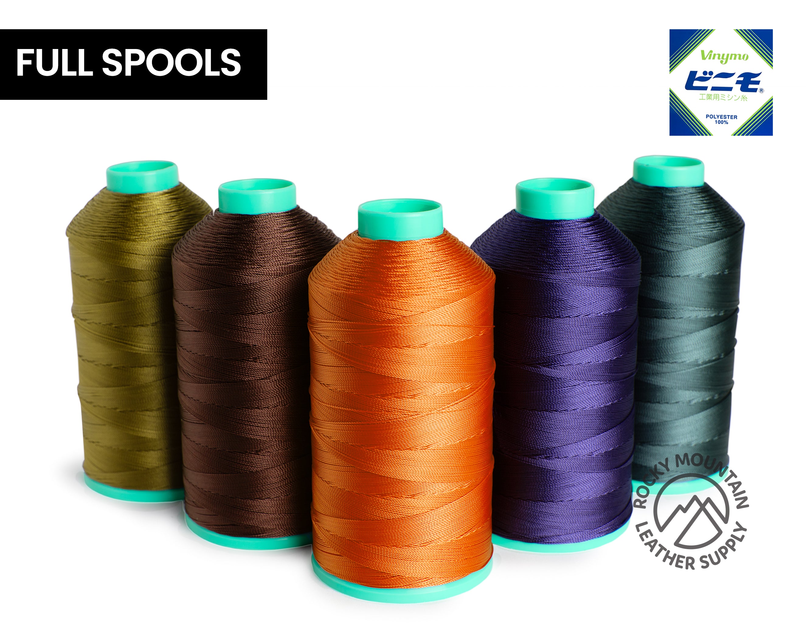 Vinymo MBT - Inner Bonded Polyester Thread - 1000m (FULL SPOOLS)