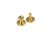 Japan Brass - "Mini" Button Studs (Solid Brass)