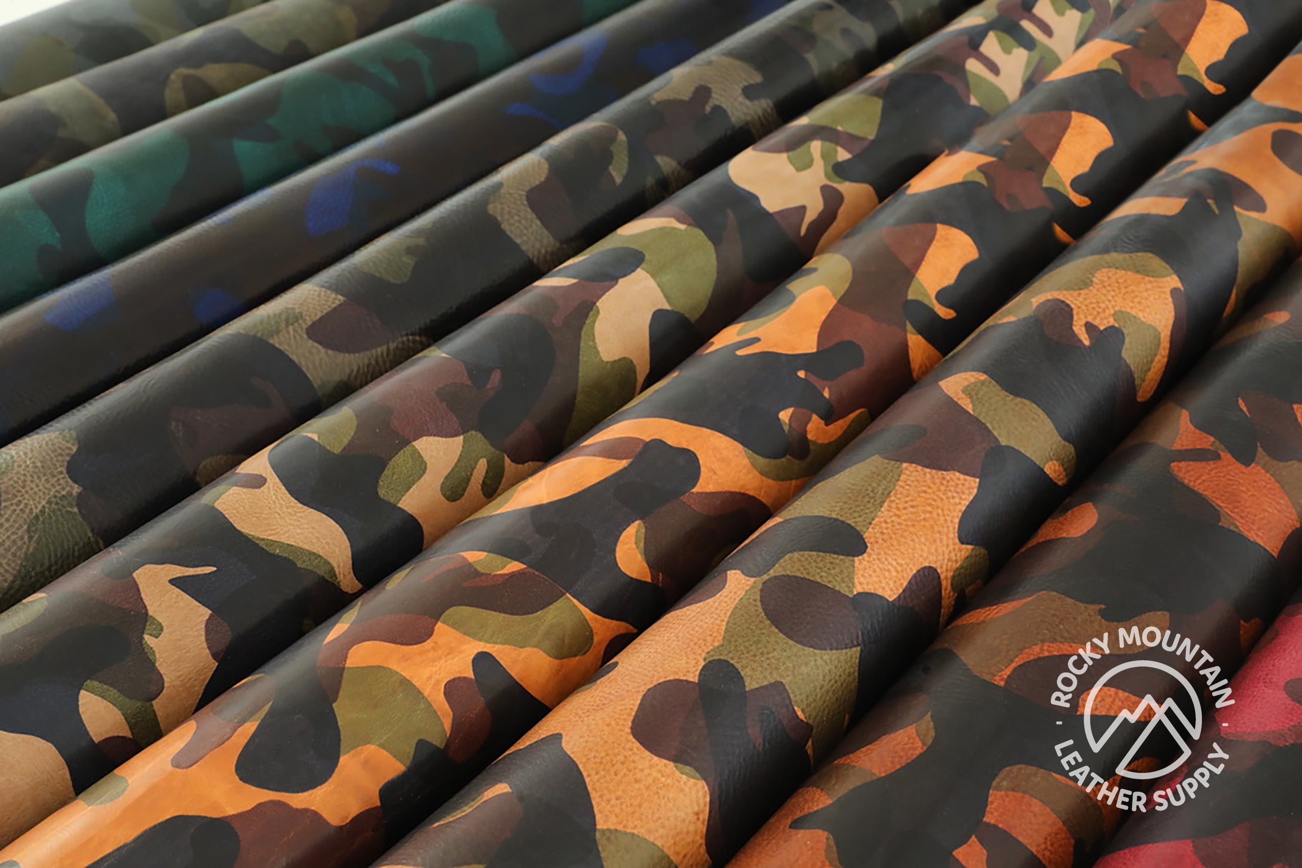 La Perla Azzurra - Camouflage (Camo) Leather (SAMPLES)