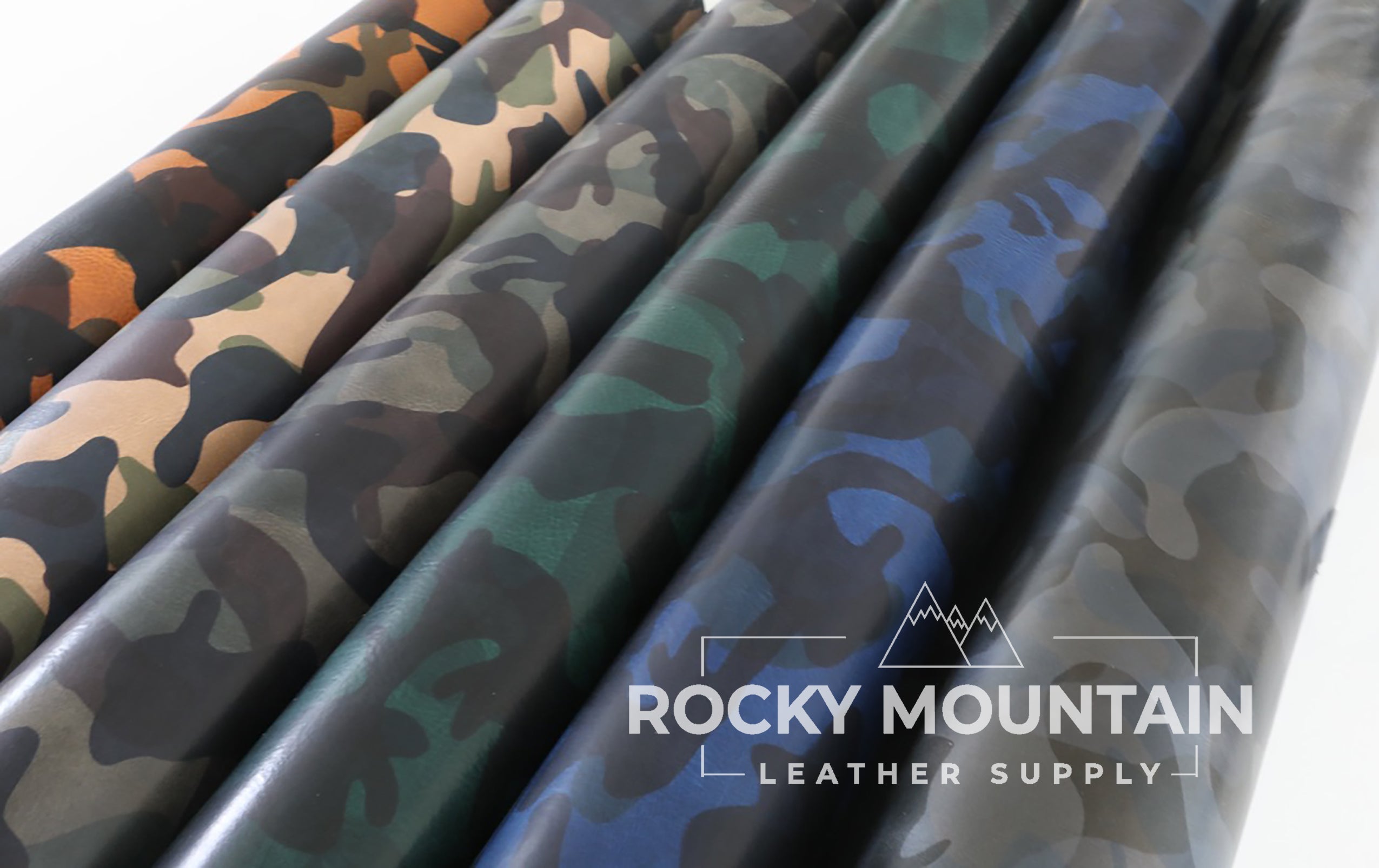 La Perla Azzurra - Camouflage (Camo) Leather (SAMPLES)