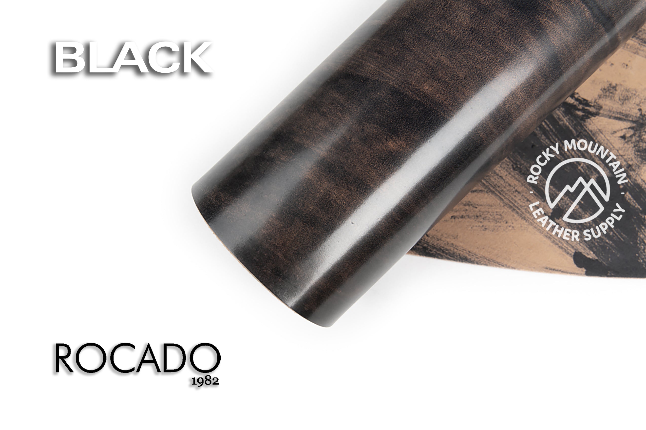 Rocado - "Marbled" Shell Cordovan - Veg Tanned (Black)