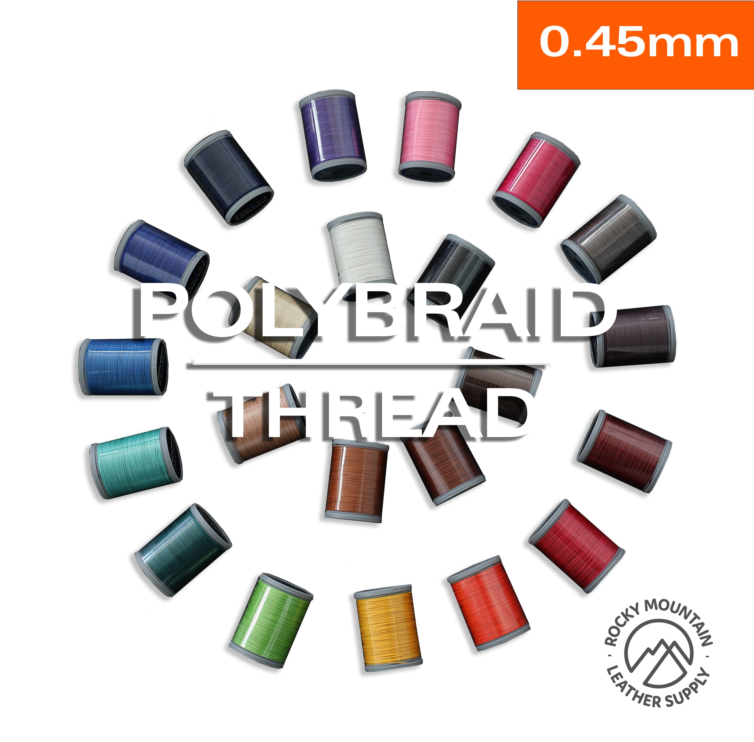 Rocky Mtn - PolyBraid - Premium Braided Polyester Thread - 0.45mm